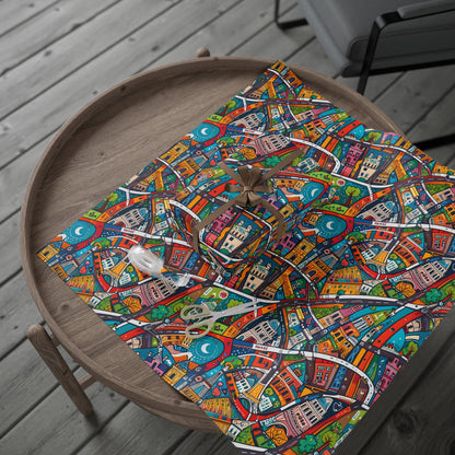Colorful Paris Wrapping Paper - abstract