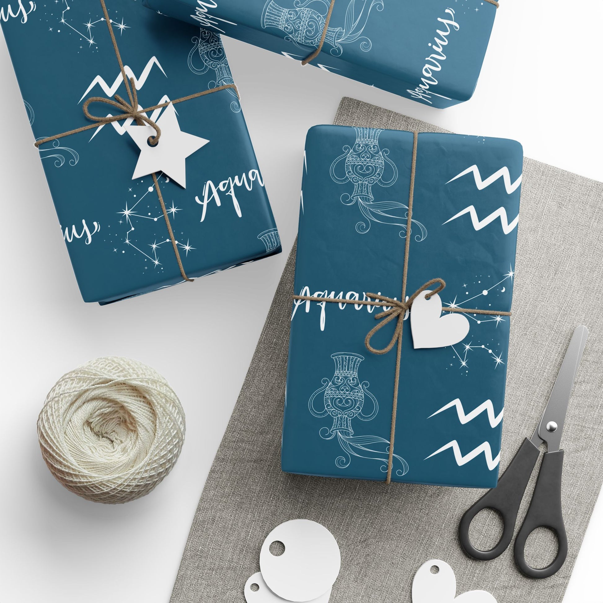 Pour Some Star On Me – Aquarius Zodiac Wrapping Paper