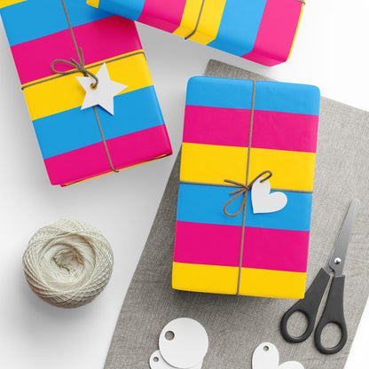 Pansexual Flag Design, LGBTQ+ Gift Wrap
