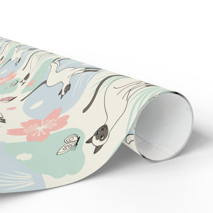 Purrfectly Poised – Siamese Cat Wrapping Paper