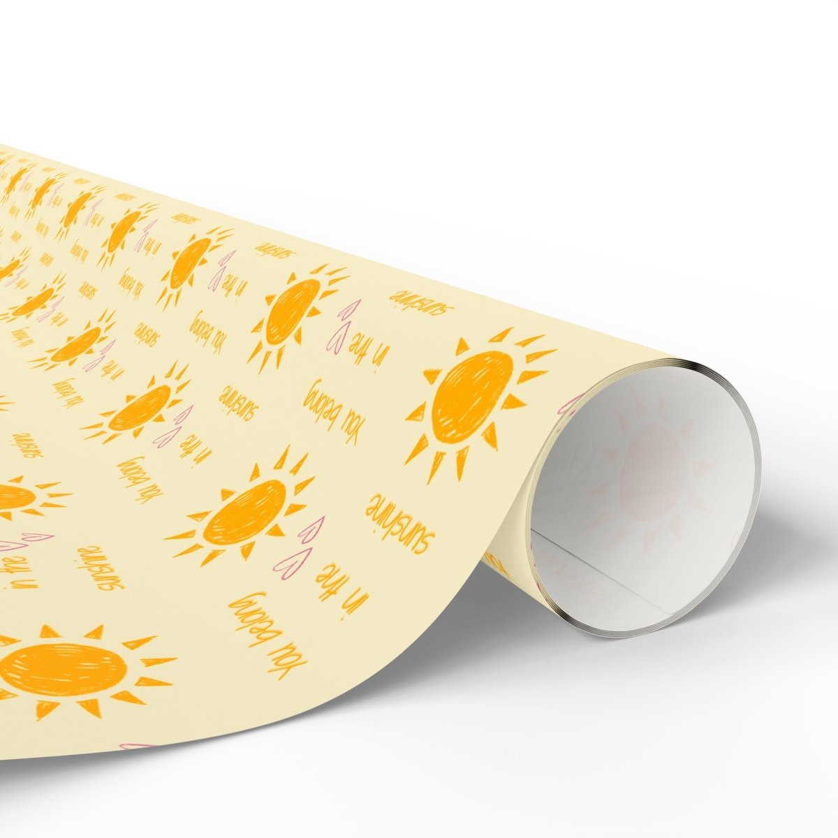 You Belong in the Sunshine Wrapping Paper | Yellow Sun Repeat, Kinder Party Wrap