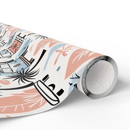 Surfboard Beach Wrapping Papers, Beach and Sea Vibes