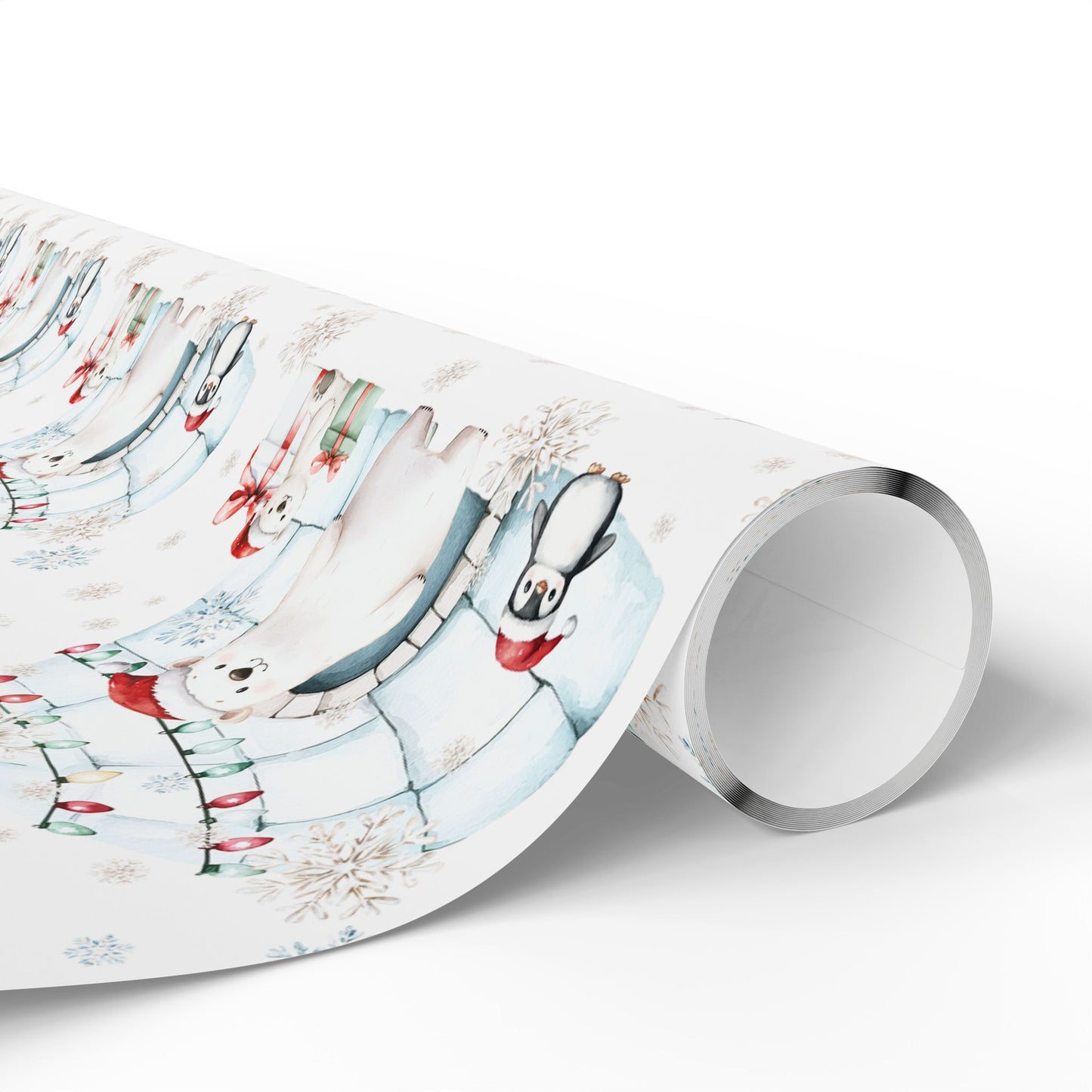 Igloo & Let It Snow – Arctic Friends Christmas Wrapping Paper