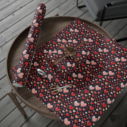 Heart Pattern Wrapping Paper