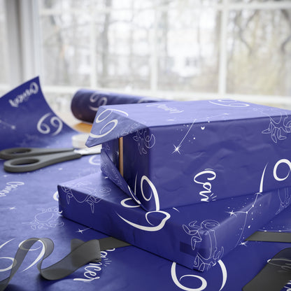 Moonchild Mode – Cancer Zodiac Wrapping Paper