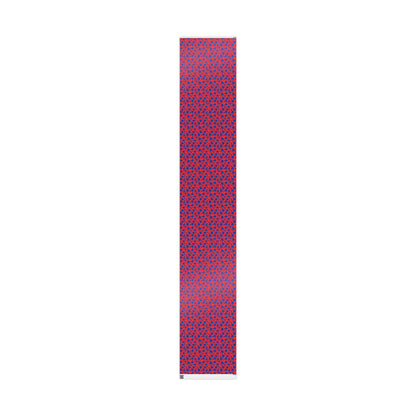 Dot Riot – Bold Blue on Red Modern Wrapping Paper