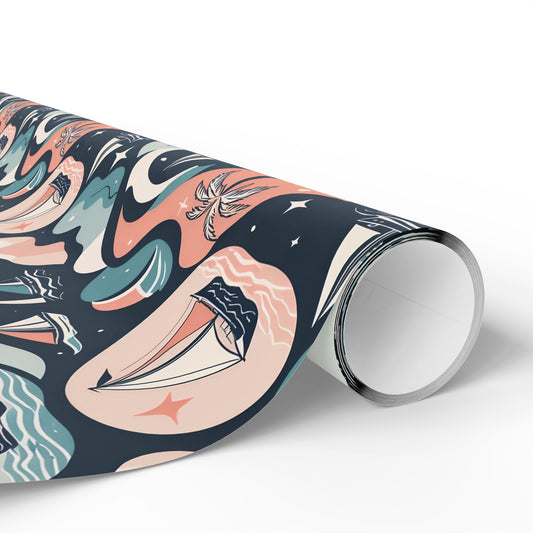 Pastel Beachy Wrapping Papers