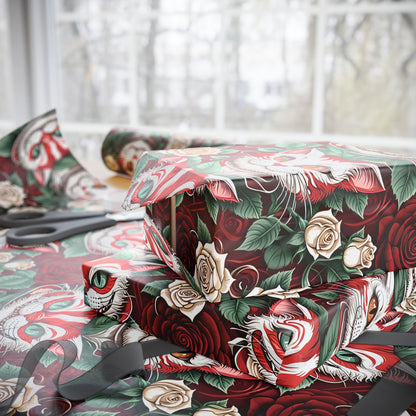 Cheshire Cat Wrapping Papers in red