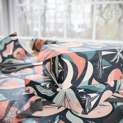 Pastel Beachy Wrapping Papers