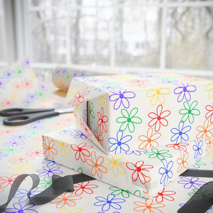 Colorful Floral Wrapping Paper