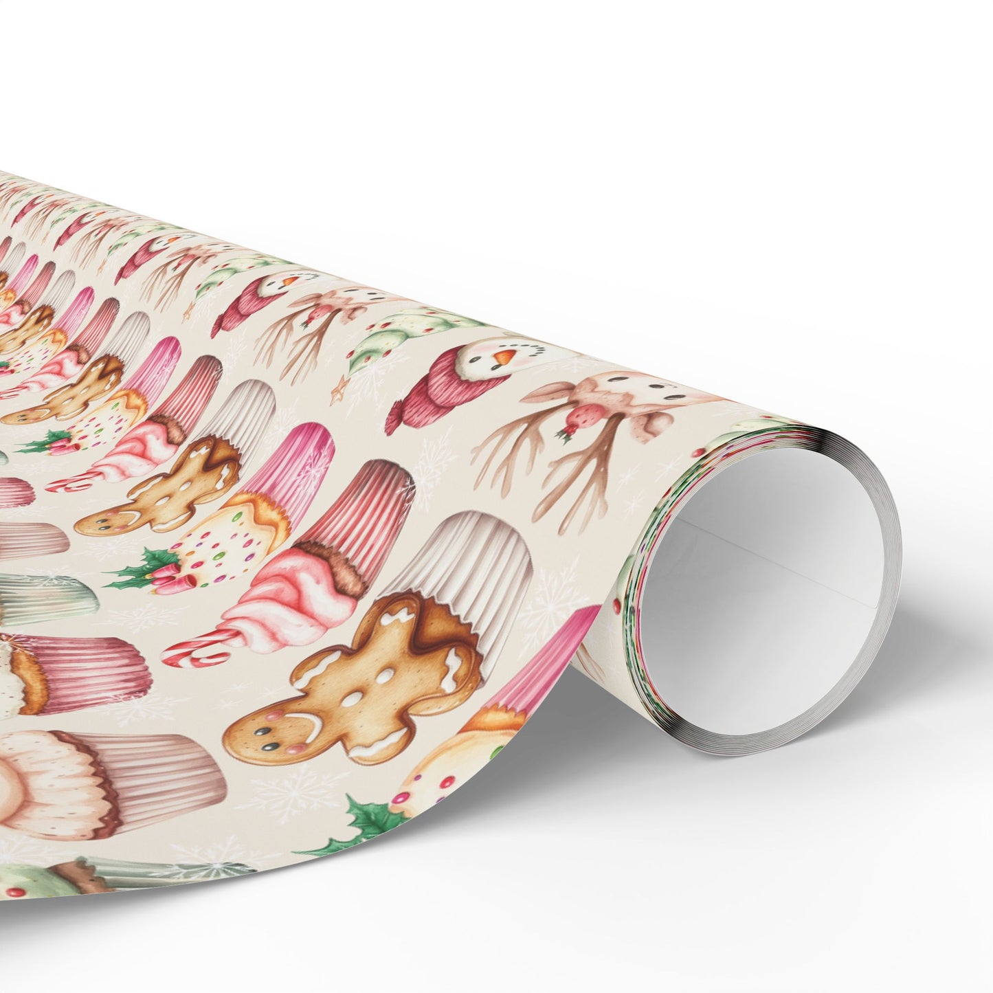Frosted & Festive – Christmas Cupcake Cuties Wrapping Paper