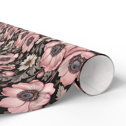 Elegant Pink Floral Wrapping Paper