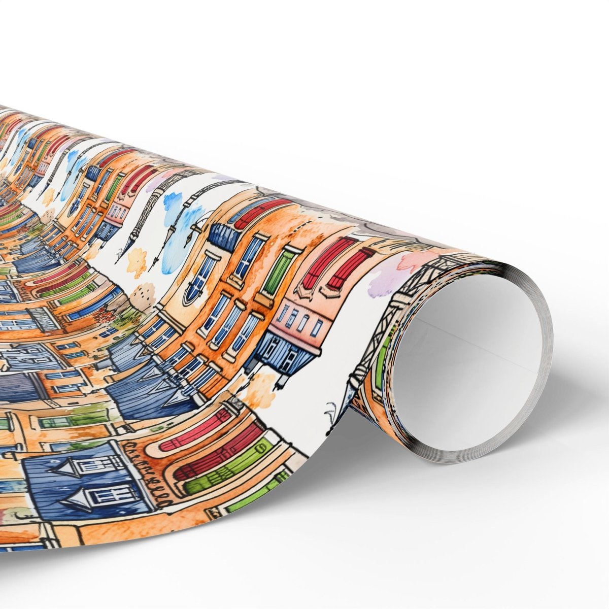 Abstract Cityscape Wrapping Paper