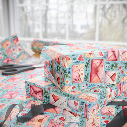 Valentine’s Day Letter Wrapping Paper