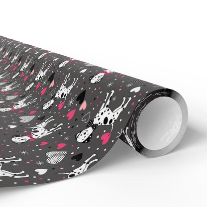 Spot On Sweetheart – Dalmatian Love Wrapping Paper