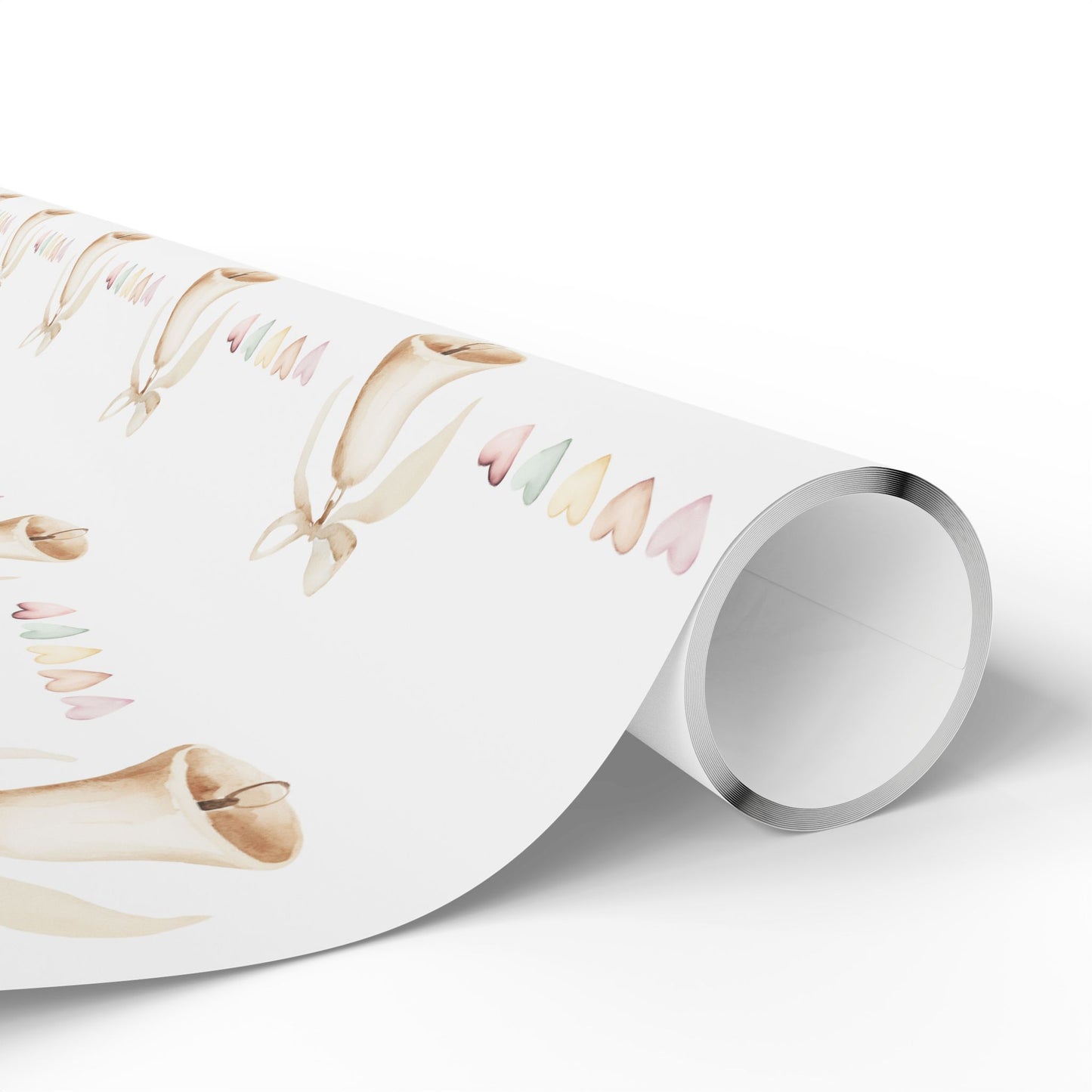 Wedding Bells and Hearts Wrapping Papers