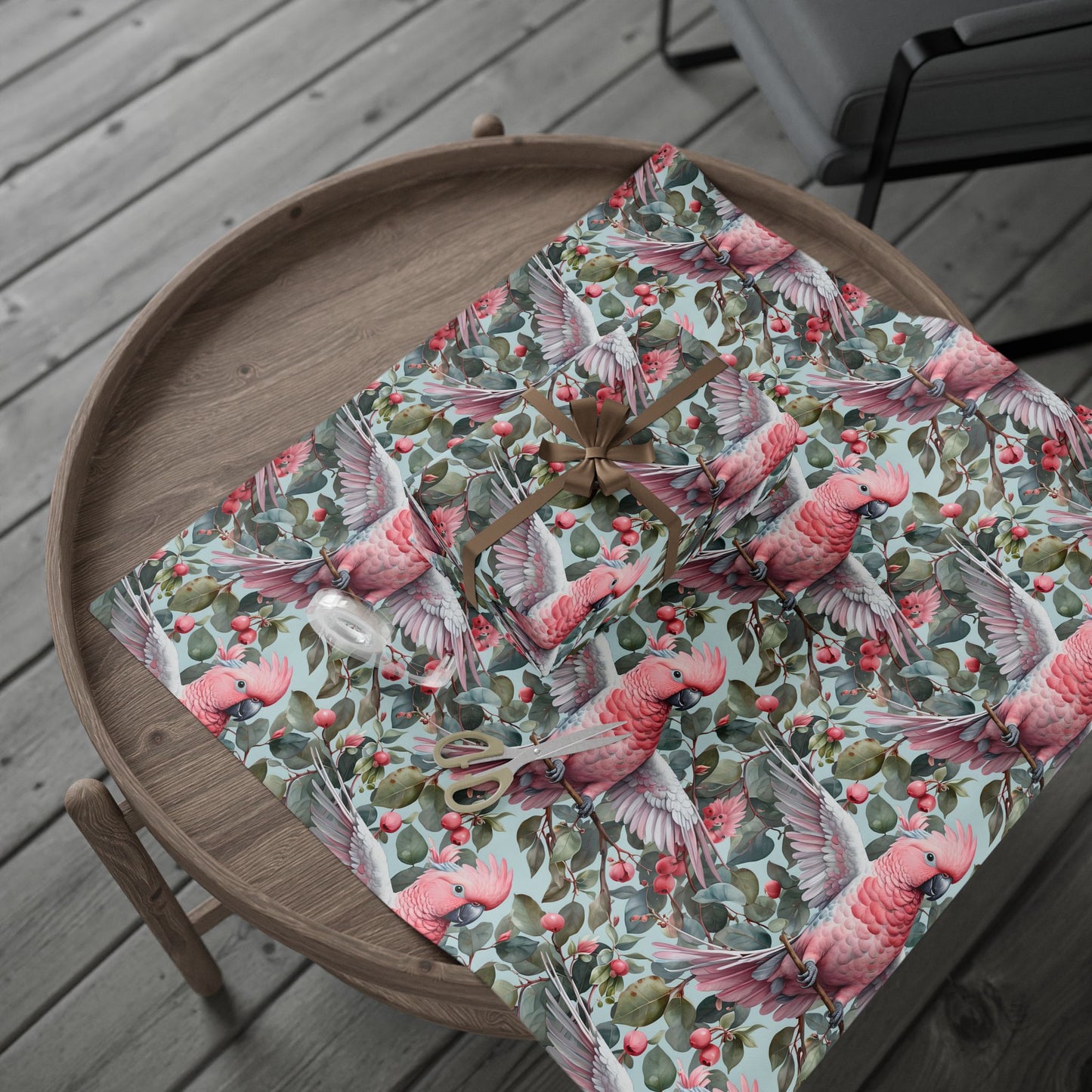 Wrapping Paper: Australian Galah Print - Perfect for Nature Lovers