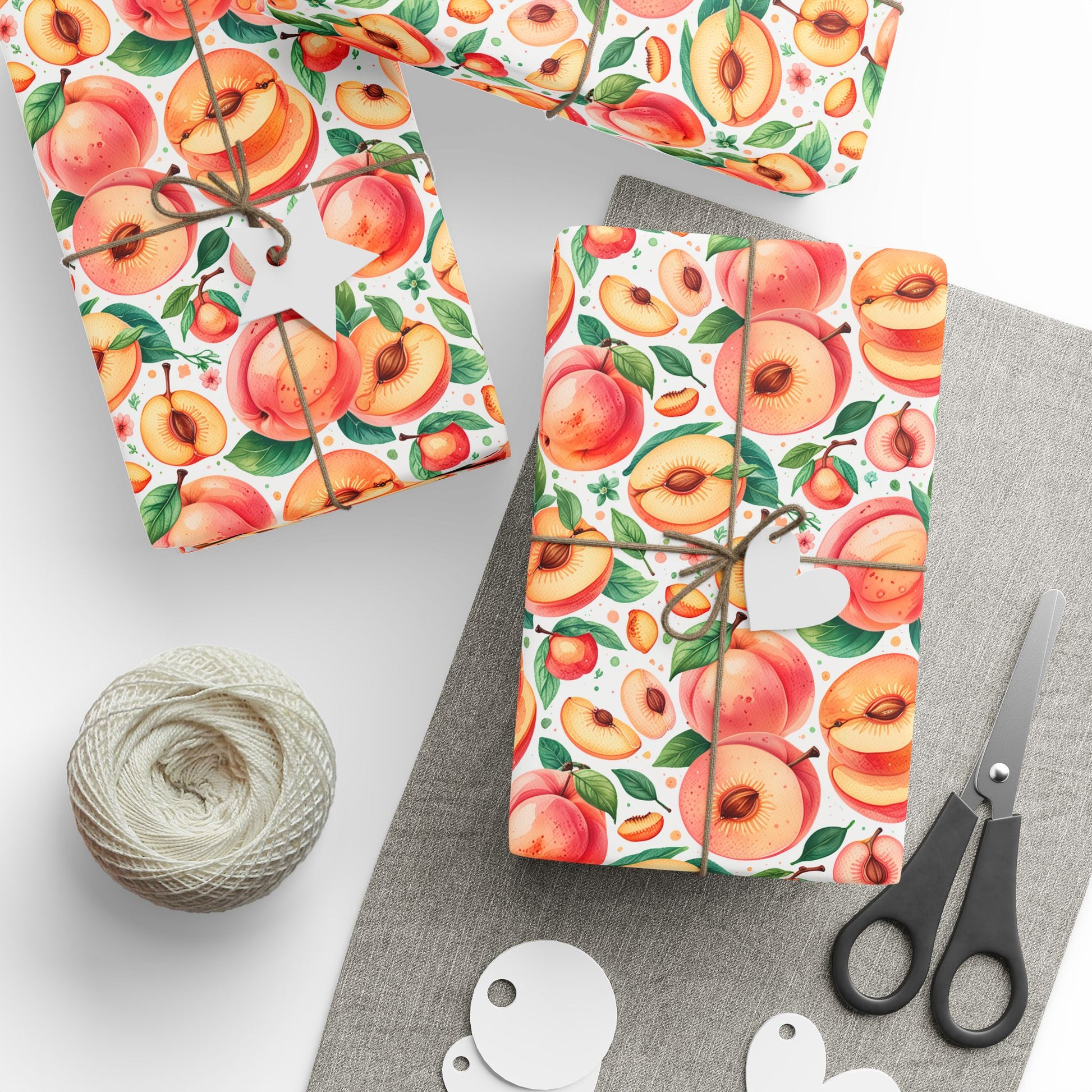 Just Peachy – Fruit - Filled Wrapping Paper