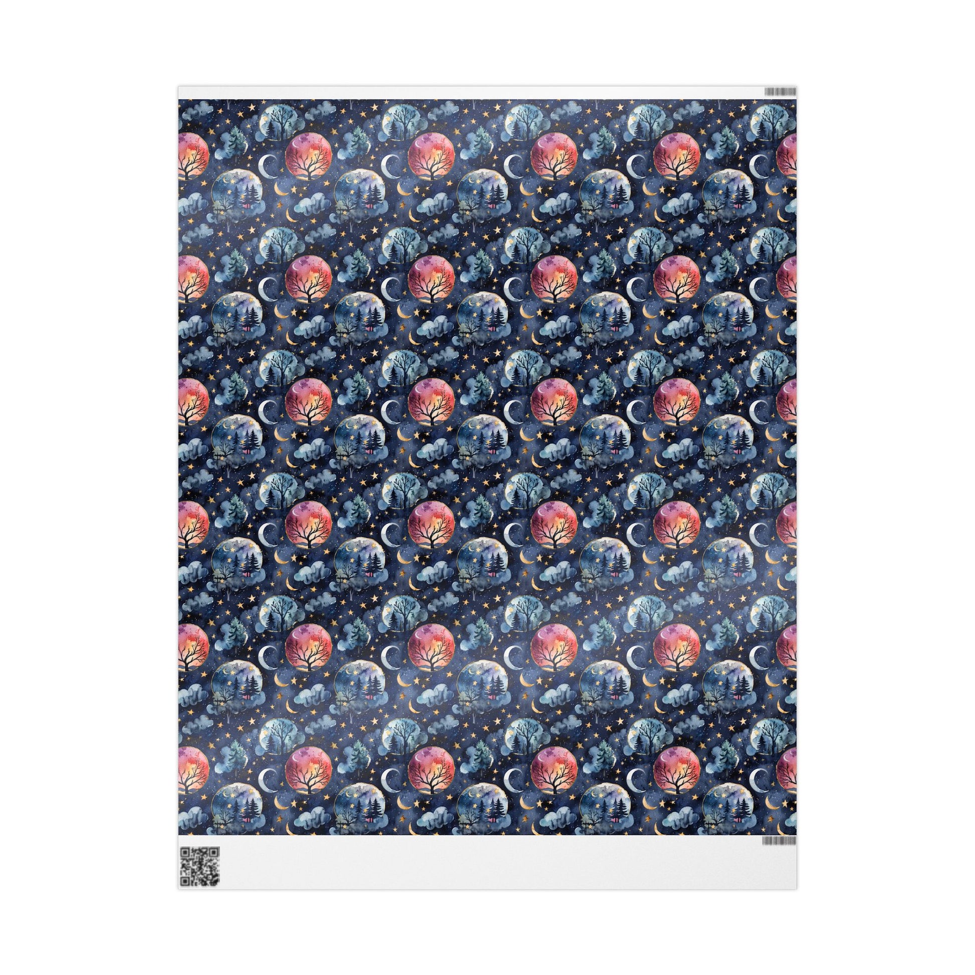 Lunar Woods – Dreamy Forest Wrapping Paper