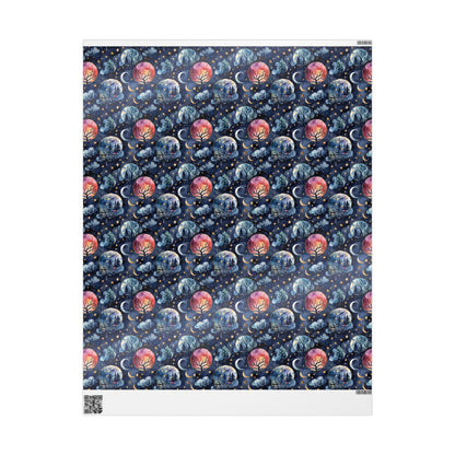 Lunar Woods – Dreamy Forest Wrapping Paper
