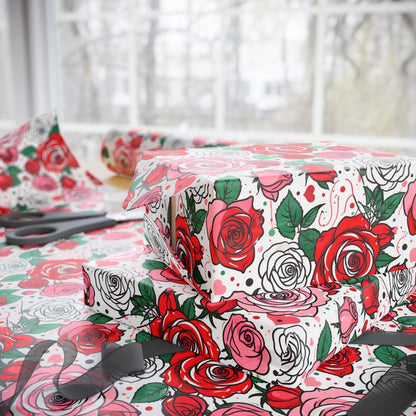Romantic Floral Wrapping Paper