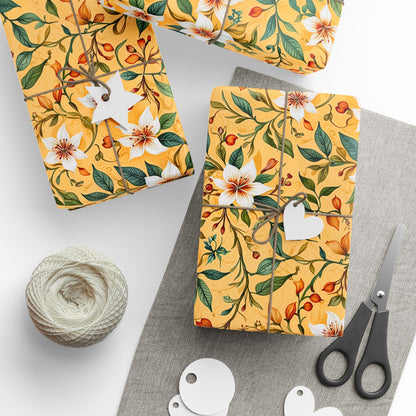 Golden Bloom – Floral Wrap