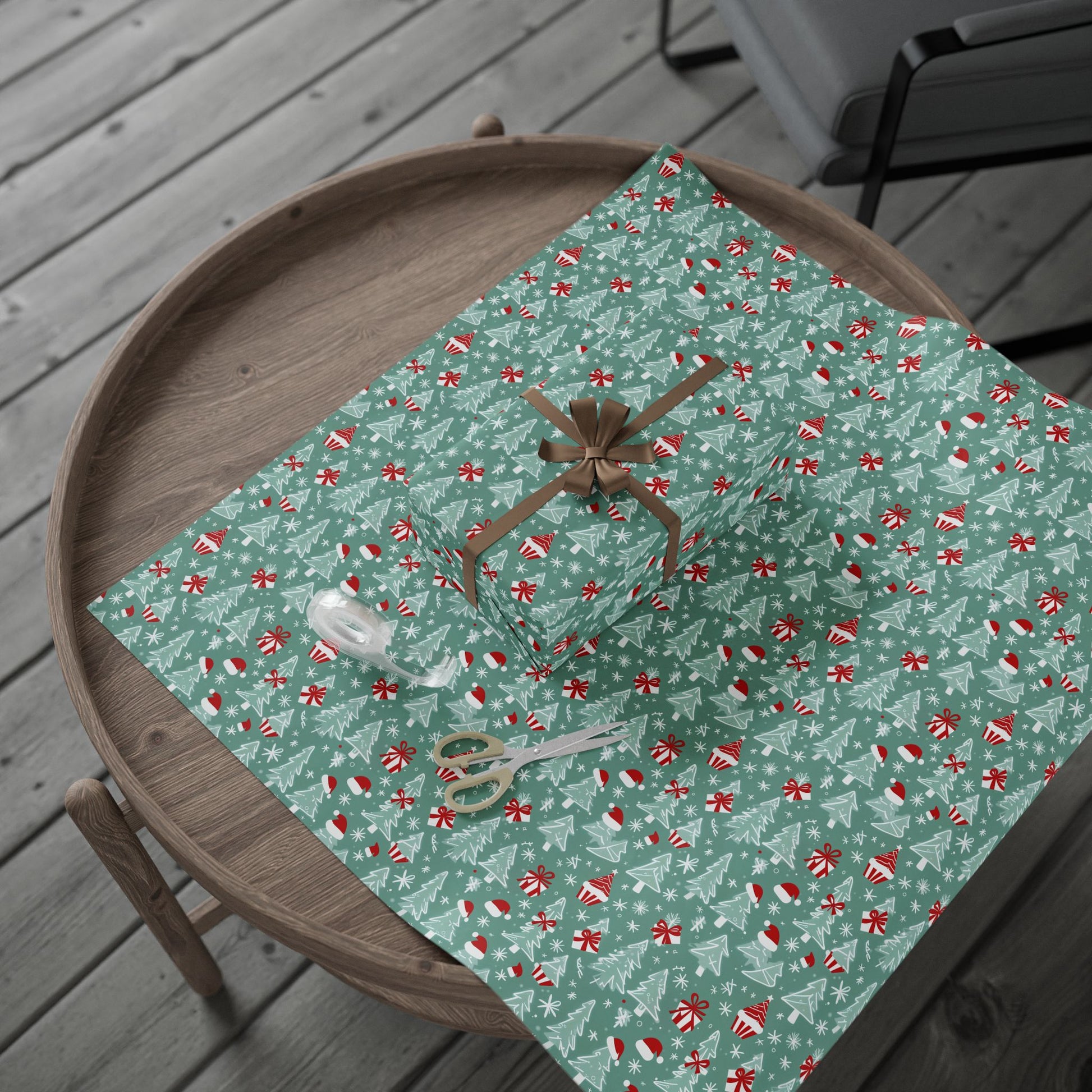 Jolly Sketchmas – Whimsical Winter Wrapping Paper