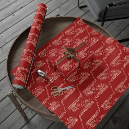 Gift Wrap - Saxophone Design, Music Lover's Wrapping Papers