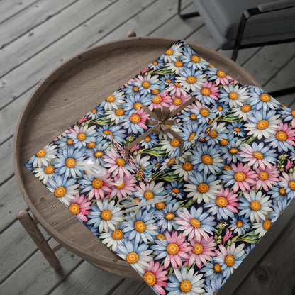 Gift Wrap - Elegant Floral Daisies