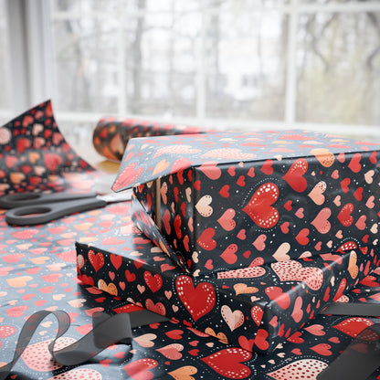 Heart Pattern Wrapping Paper