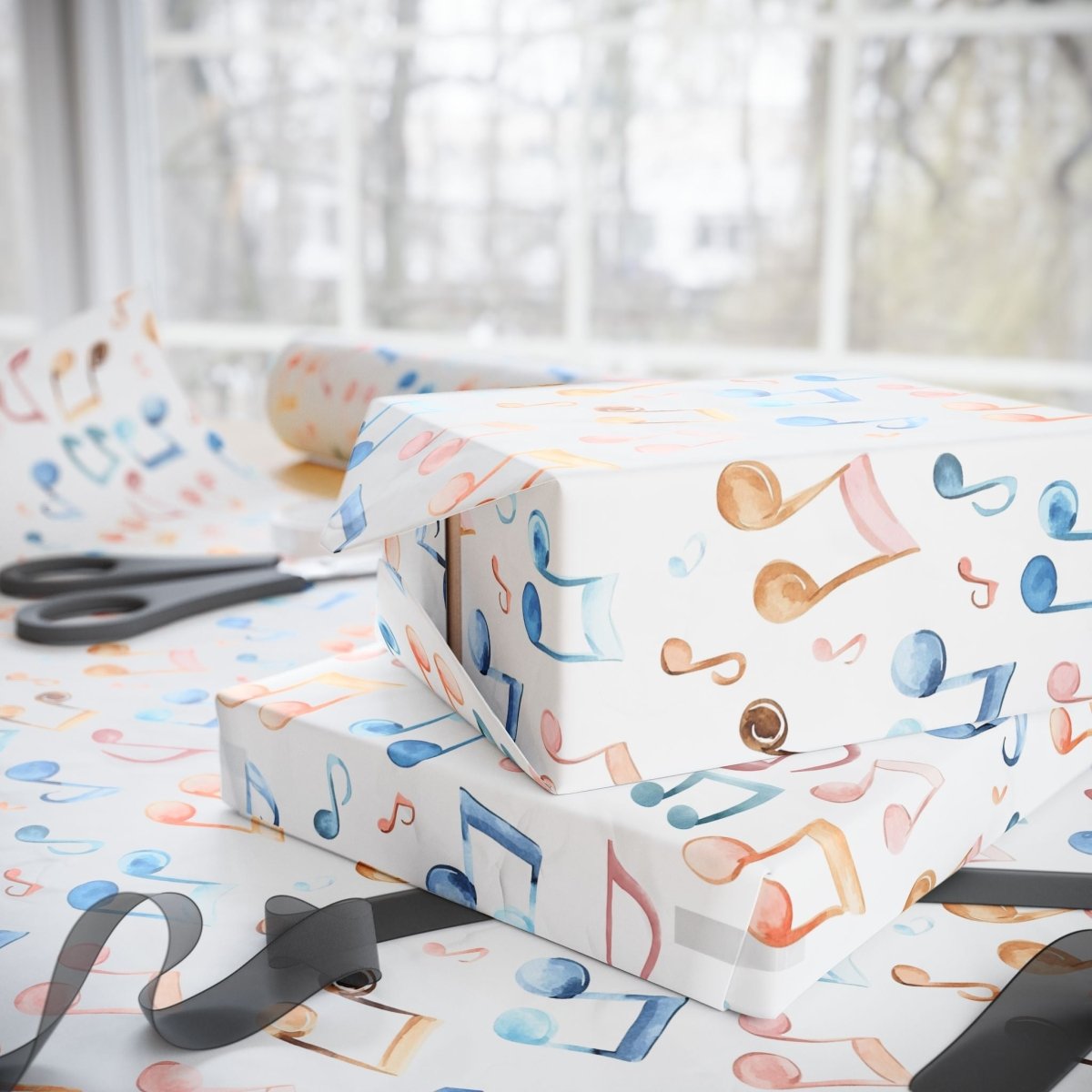 Note - Worthy Wrap – Musical Gift Paper