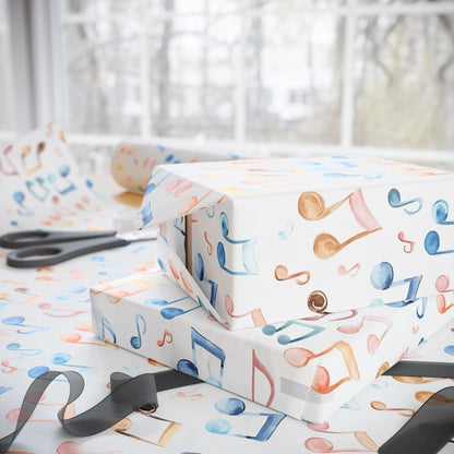Note - Worthy Wrap – Musical Gift Paper