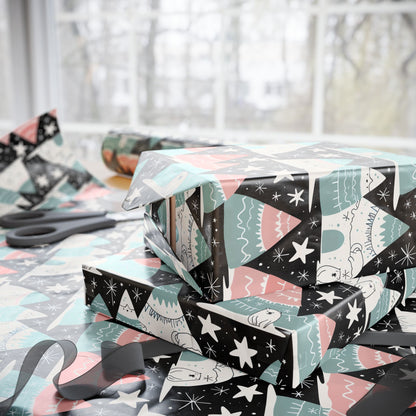 North Star Bears – Arctic Holiday Wrapping Paper