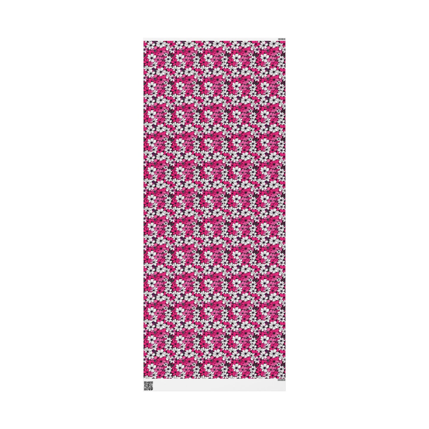 Pink & White Floral Wrapping Paper