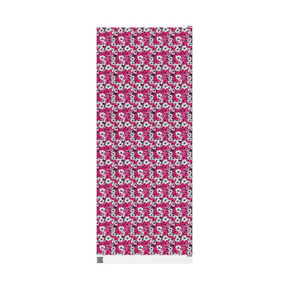 Pink & White Floral Wrapping Paper