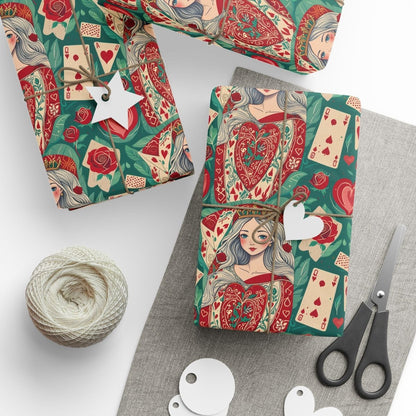 Queen of Hearts Playing Card Design