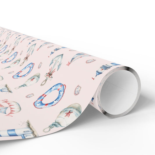 Whimsical Nautical Wrapping Paper