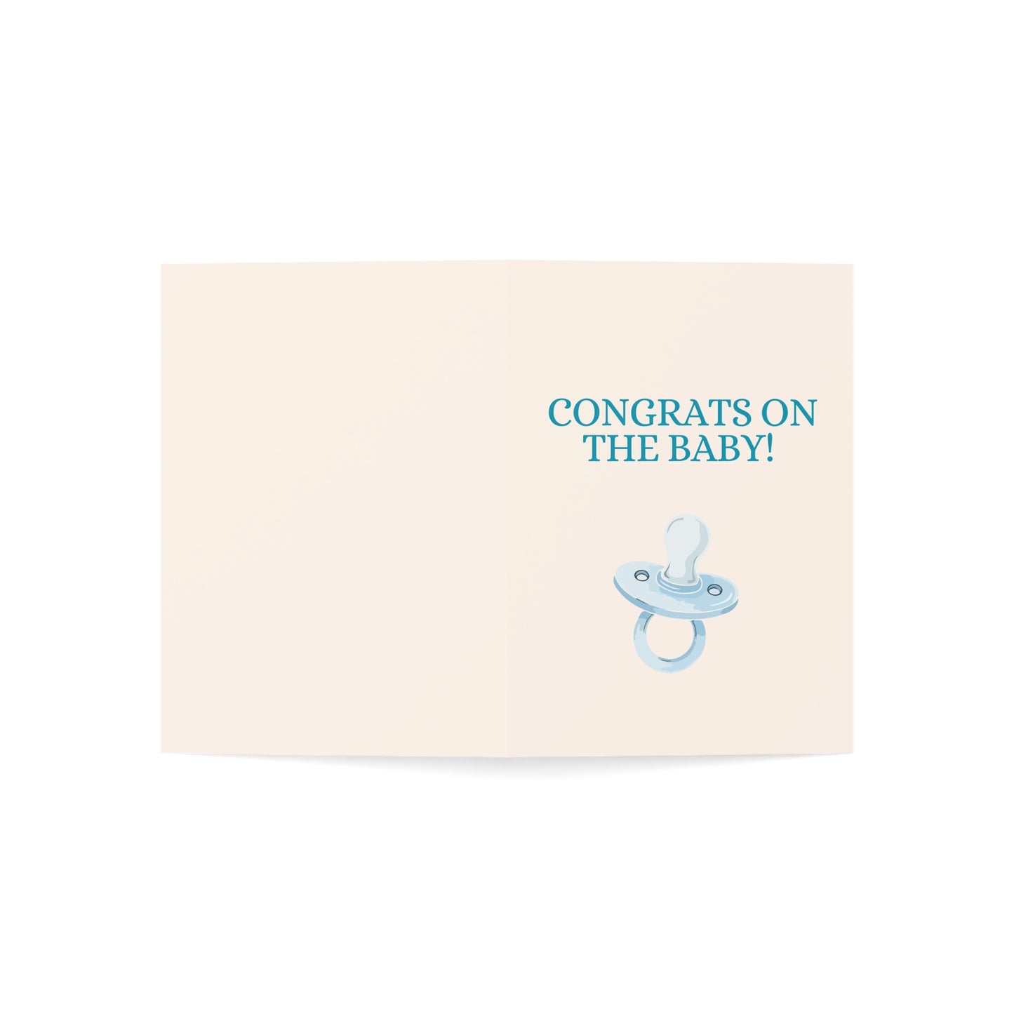 Congrats on the Baby card | May your coffee be strong and your stitches be minimal. | Greeting Card