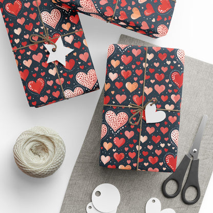 Heart Pattern Wrapping Paper