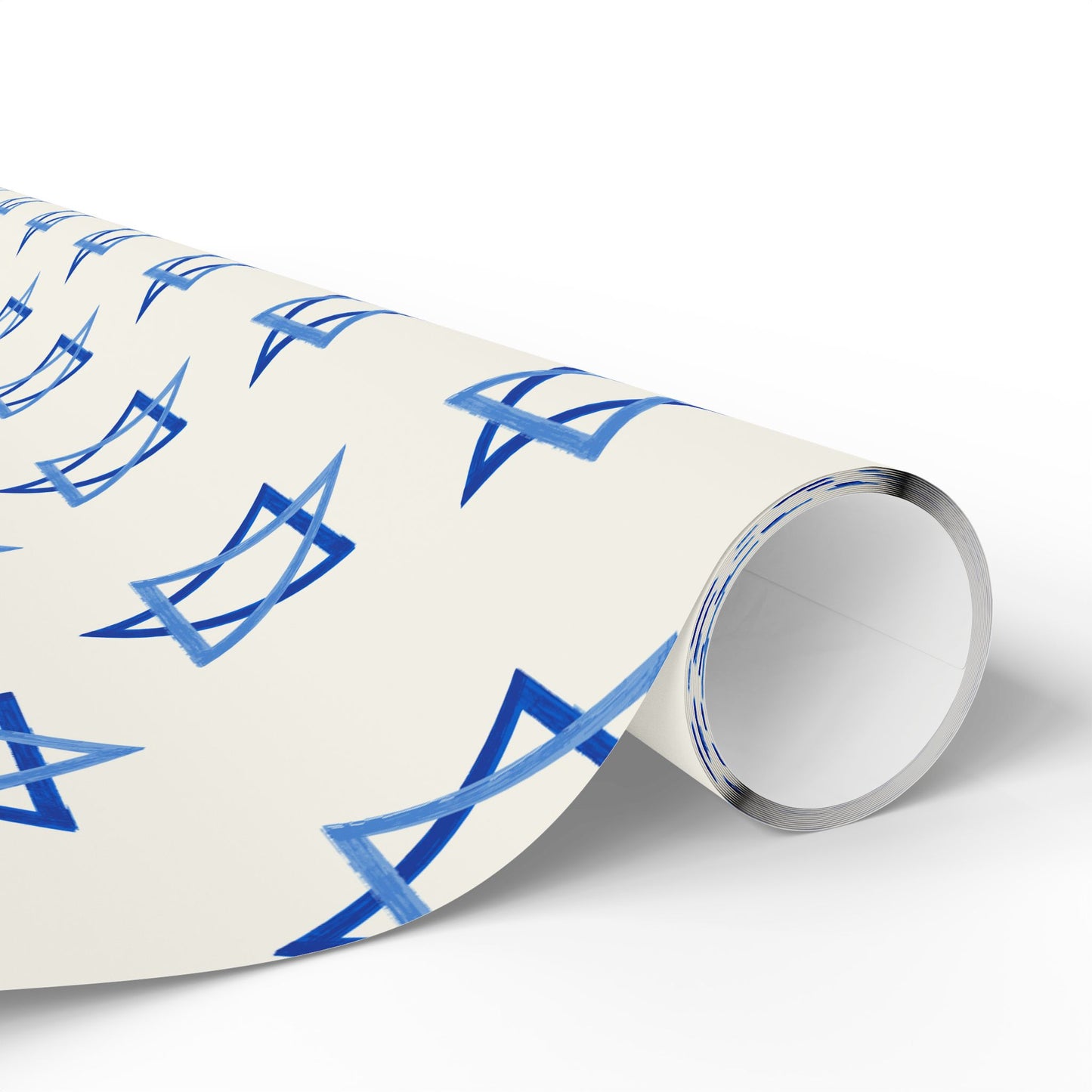Blue Star of David Wrapping Paper