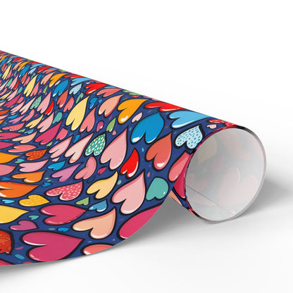 Colorful Heart Wrapping Paper