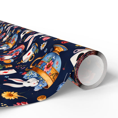 Elegant Wonderland Wrapping Paper - Ideal for Your Tea Party Presents