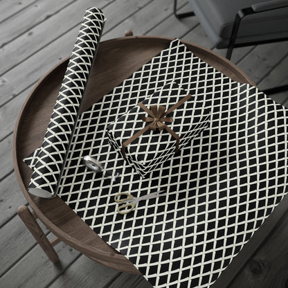 Monochrome Geometric Wrapping Papers