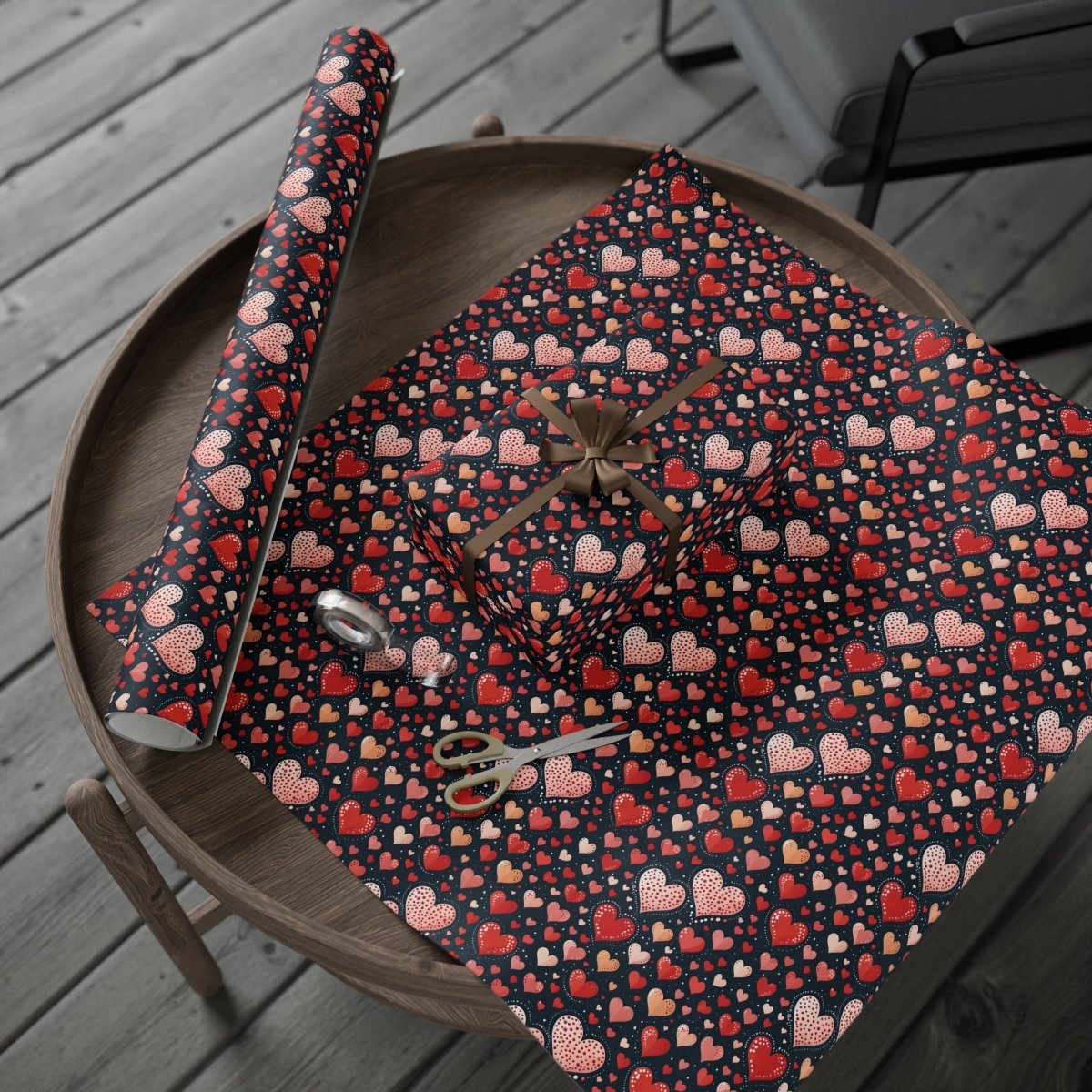 Heart Pattern Wrapping Paper