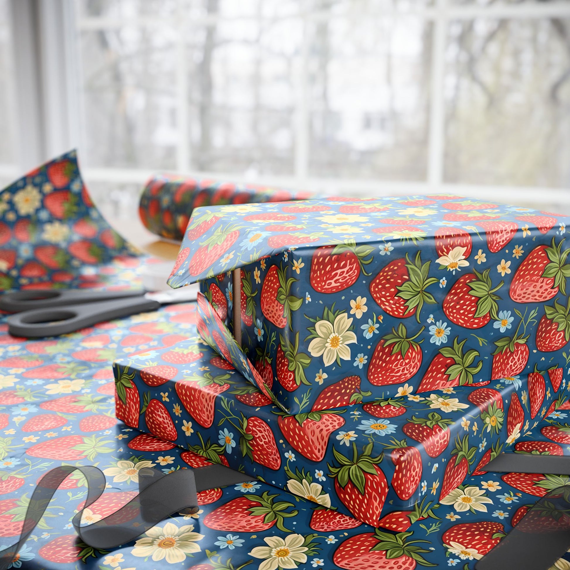 Strawberry Wrapping Paper