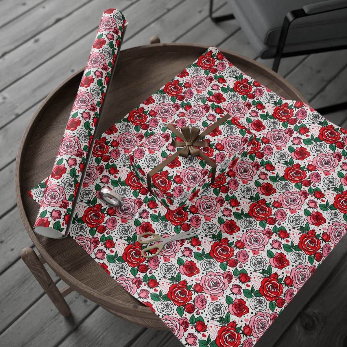 Romantic Floral Wrapping Paper