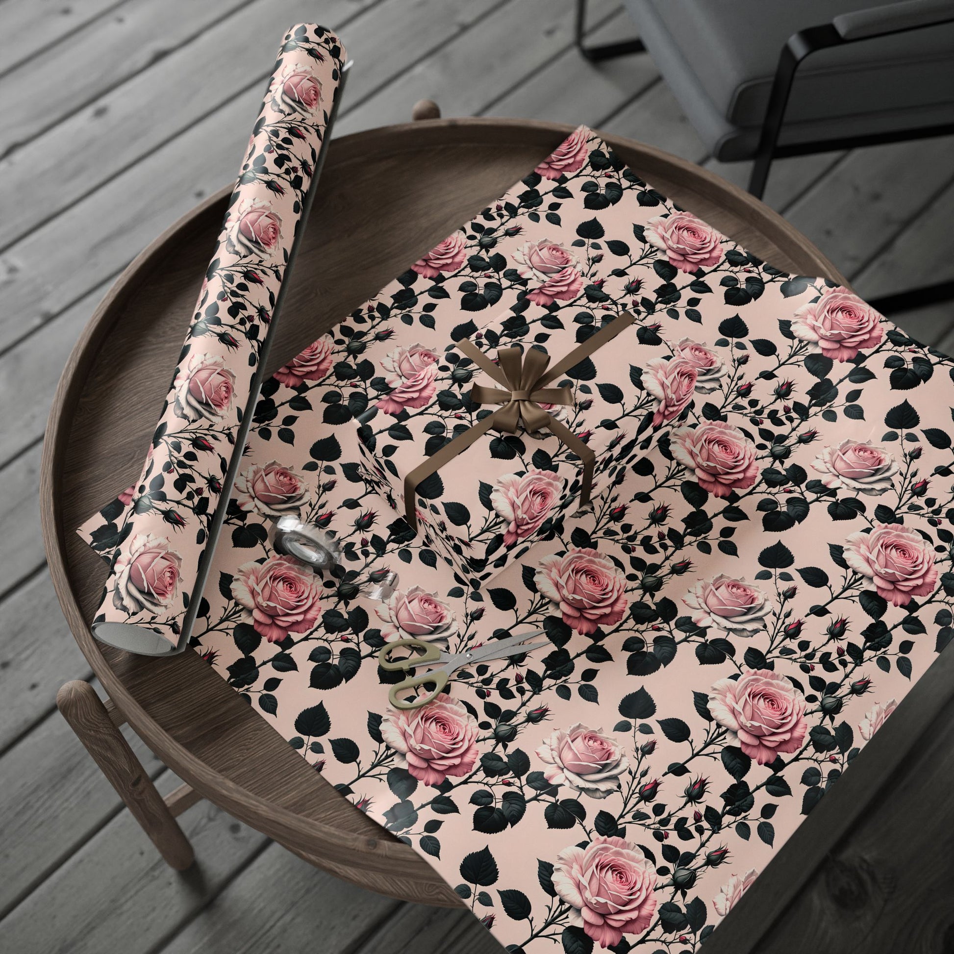 Rose Wrapping Papers Floral Gift Wrap for Birthday