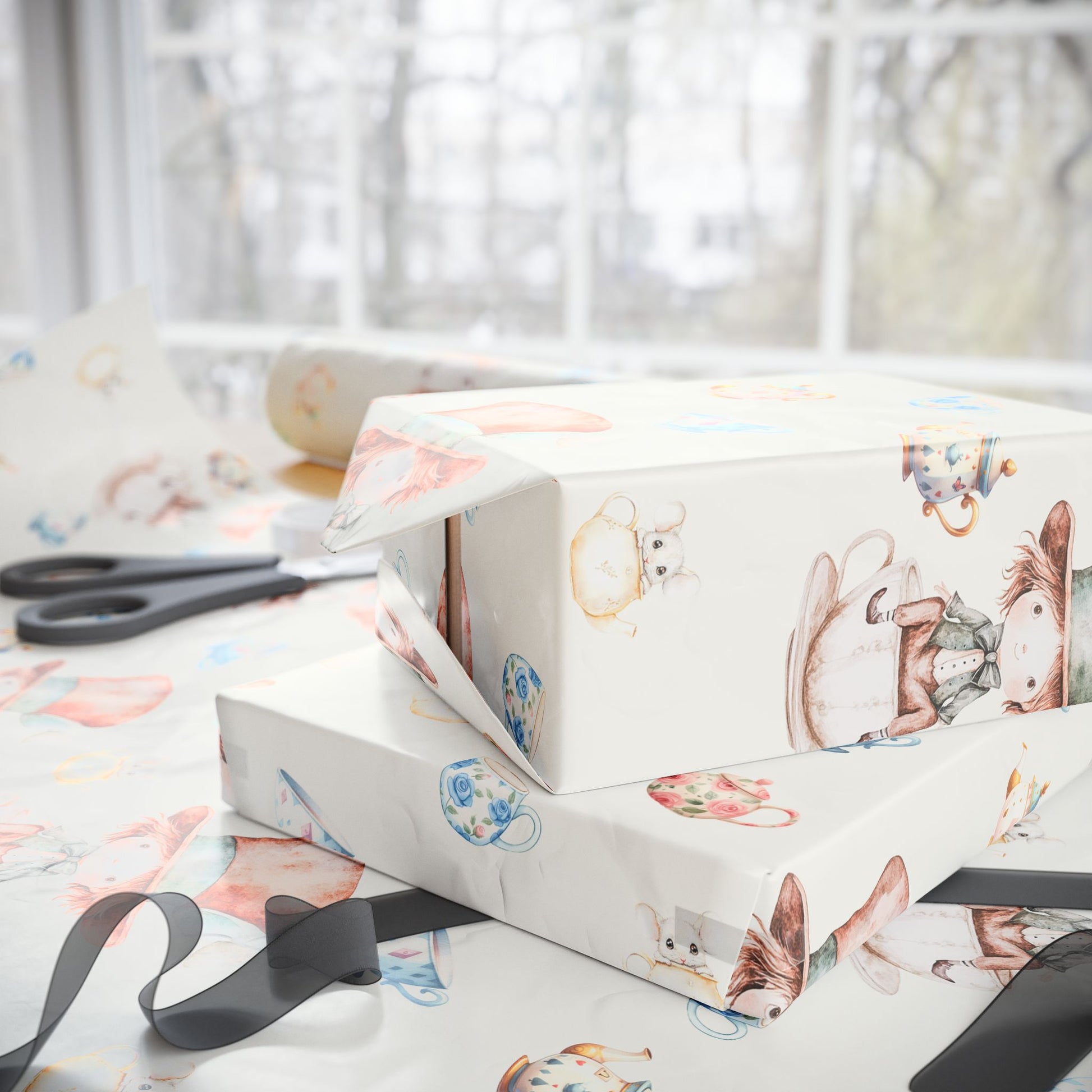 Mad Hatter Wrapping Paper for Any Occasion