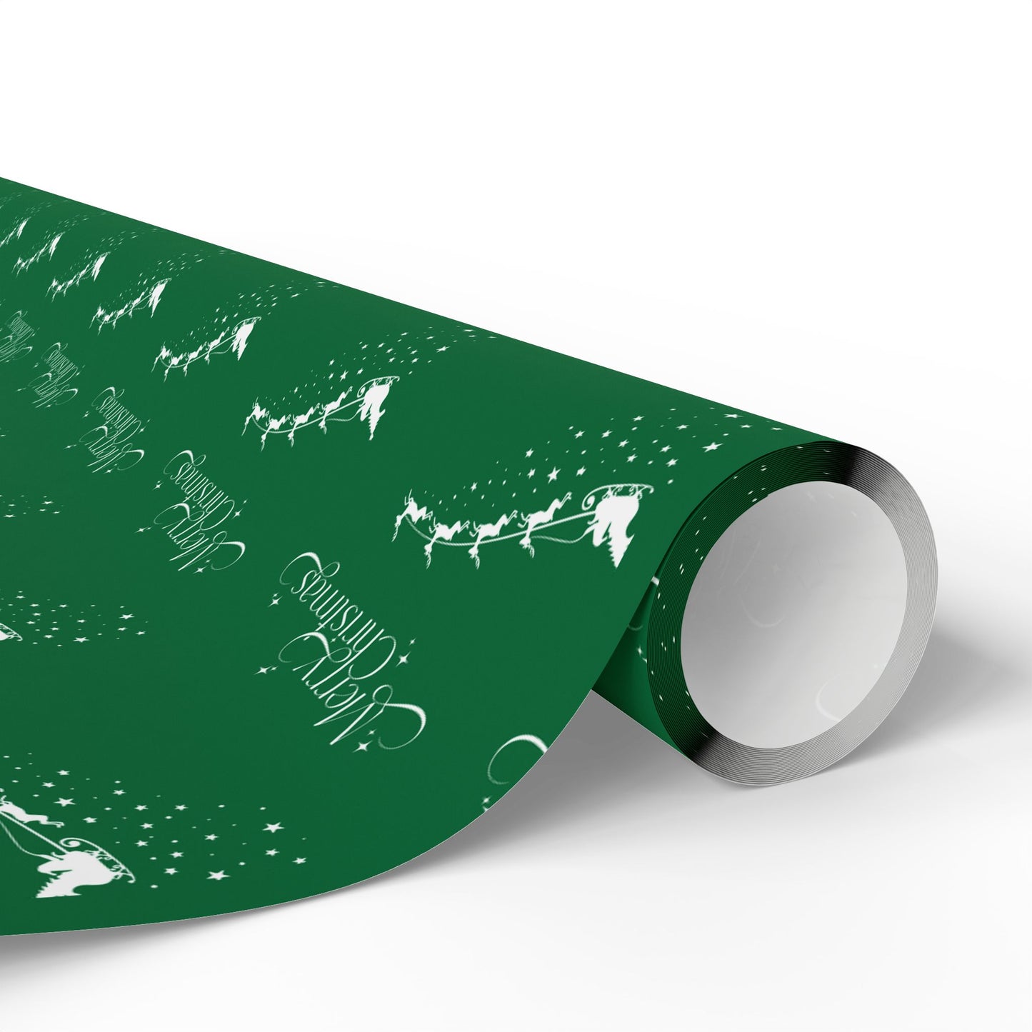 Sleigh All Day – Classic Green Christmas Wrapping Paper