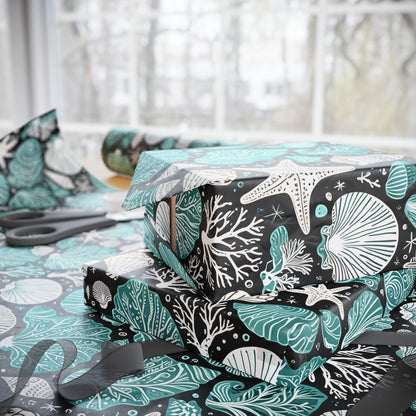 Blue Coastal Dream Wrapping Paper